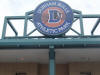 Custom gutters and downspouts (Durham Bulls Athletic Park)